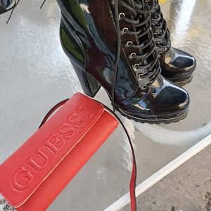 Women's shoes, jacket, purse